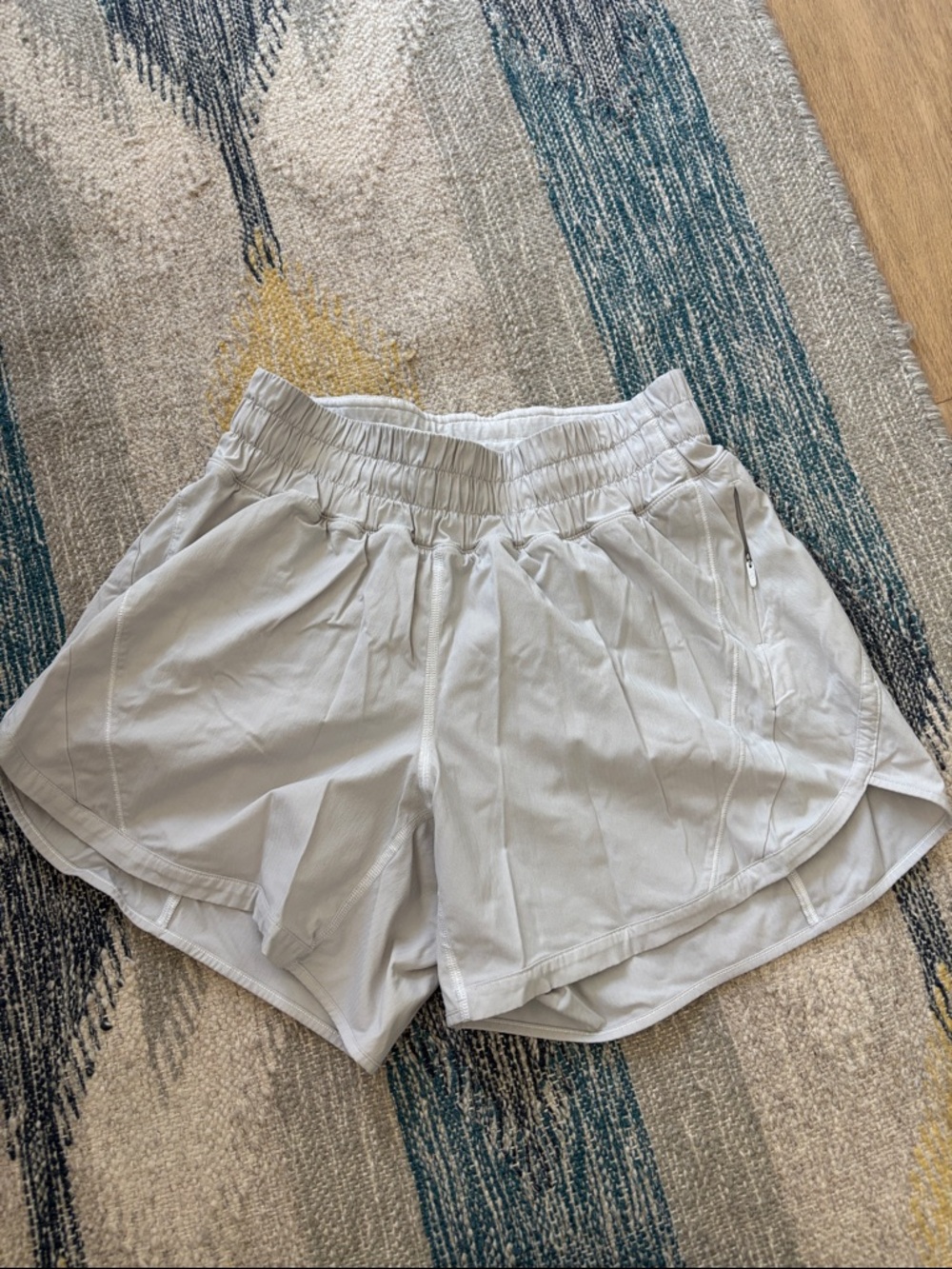 lululemon athletica Light Gray Women's Athletic Shorts